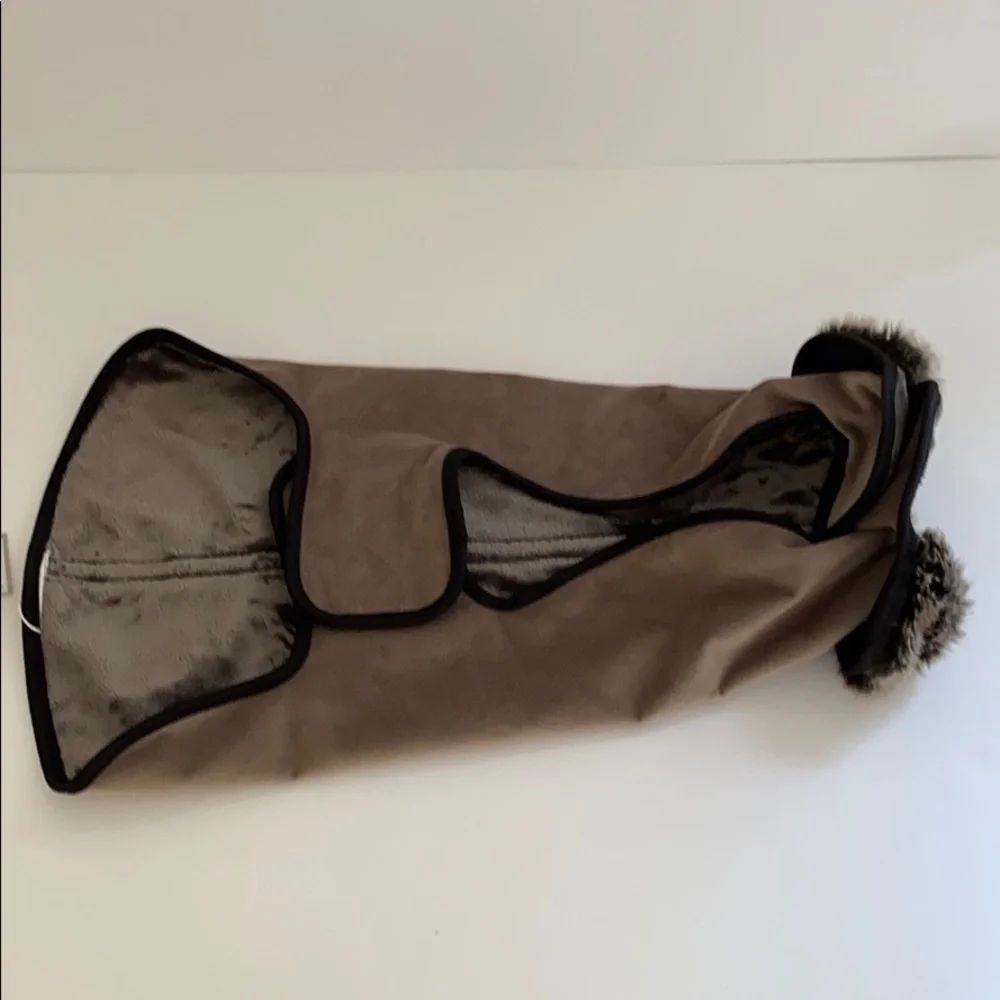 Pet Coat in Faux Fur Chinchilla by Frontgate